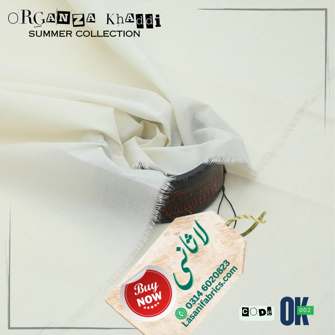Careem Organza Cotton Khaddar -Careem-OK-02